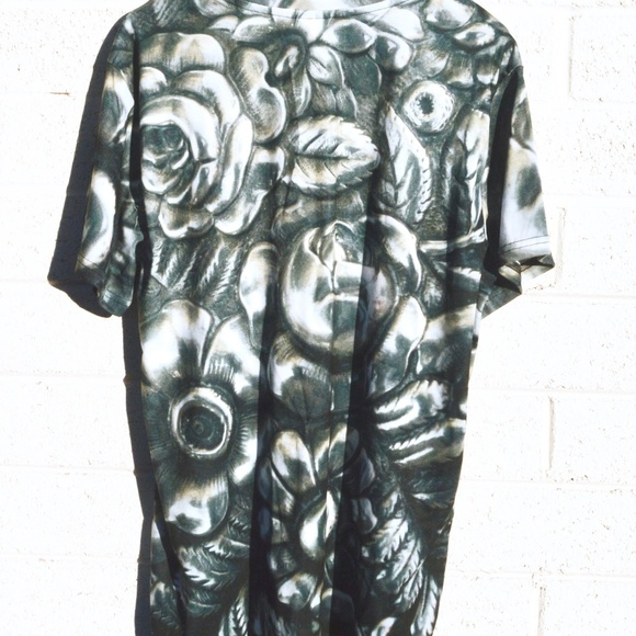 Floral Tiffany Flowers Shirt Bouquet Unisex Blouse - Picture 7 of 7